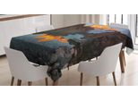 Abakuhaus Tovaglia Paesaggistica, Fitz Roy Argentina, Impermeabile, Lavabile, Colori Vivaci Che Non Sbiadiscono, Personalizzata, 140 X 200 Cm, Arancione Multicolore