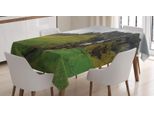 Abakuhaus Tovaglia Island, Formazioni Rocciose A Cascata, Stampa Con Colori Chiari Che Non Sbiadiscono Lavabile Per Interni O Esterni, 140 X 200 Cm, Verde Oliva Pale Taupe