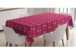 Abakuhaus Tovaglia Astratta, Quadrati Colorati Tratteggiati, Impermeabile, Lavabile Con Colori Chiari E Visibili, Non Sbiadisce, Personalizzata, 140 X 200 Cm, Magenta Scuro Multicolore