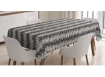 Abakuhaus Tovaglia Astratta, Onde E Macchie Surreali, Stampa Personalizzata Con Colori Vivaci Lavabile Impermeabile Non Sbiadisce, 140 X 240 Cm, Viola Scuro Colori Guscio D'uovo
