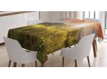 Abakuhaus Tovaglia Naturale, Tramonto Arcobaleno Sopra La Montagna, Stampa Con Colori Chiari Che Non Sbiadiscono, Lavabile Per Interni O Esterni, 140 X 240 Cm, Multicolore
