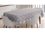 Abakuhaus Tovaglia Butterfly, Multicolore, Adatta Per Interni Ed Esterni Lavabile Stampa Colori Chiari Nessuno Scolorimento, 140 X 240 Cm, Rosa Mandorla E Viola