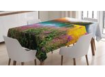 Abakuhaus Tovaglia Paesaggistica, Vista Sulle Alpi Svizzere Europa, Adatta Per Interni Ed Esterni Lavabile Stampa Colori Chiari Nessuno Sbiadimento, 140 X 200 Cm, Multicolore