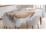 Tovaglia Abakuhaus Con Animali, Gallo, Gattino, Cucciolo, Coniglietto, Stampa Personalizzata Con Colori Vivaci, Lavabile, Impermeabile, Non Sbiadisce, 140 X 240 Cm, Multicolore