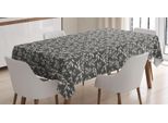 Abakuhaus Tovaglia Floreale, Botanico Pastello Eucalipto, Impermeabile Lavabile Con Colori Chiari E Visibili Che Non Sbiadiscono Personalizzata, 140 X 240 Cm, Grigio Antracite Rosa Baby