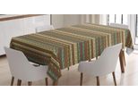 Abakuhaus Tovaglia Tribale, Motivi Geometrici Indigeni, Resistente Allo Sporco, Facile Da Pulire, Lavabile, Stampa Con Colori Vivaci Che Non Sbiadiscono, 140 X 240 Cm, Multicolore