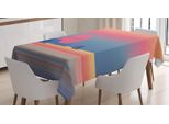 Abakuhaus Tovaglia Colorata, Illustrazione Mare Al Tramonto, Adatta Per Interni Ed Esterni Lavabile Stampa Colori Chiari Nessuno Sbiadimento, 140 X 240 Cm, Rosa Azzurro