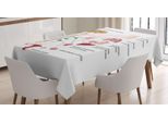 Abakuhaus Tovaglia Anatomica, Simpatica Funzione Sistemica, Adatta Per Interni Ed Esterni Lavabile Stampa Chiara Nessuno Scolorimento, 140 X 170 Cm, Bianco E Multicolore