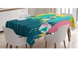 Abakuhaus Tovaglia Per Feste Per Bambini, Palloncini, Adatta Per Interni Ed Esterni Lavabile Stampa Colori Chiari Nessuno Scolorimento, 140 X 240 Cm, Multicolore