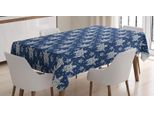 Abakuhaus Tovaglia Tartaruga, Arte Creativa Caretta Caretta, Stampa Personalizzata Colori Vivaci Senza Scolorimento Lavabile Per Esterni, 140 X 240 Cm, Blu Notte E Avorio
