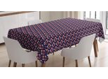 Abakuhaus Tovaglia Floreale, Arte Floreale Con Fiori Di Ciliegio, Stampa Personalizzata Con Colori Vivaci Lavabile Impermeabile Non Sbiadisce, 140 X 240 Cm, Indaco Corallo Rosa Pallido