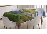 Abakuhaus Tovaglia Island, Tramonto Sul Kirkjufellsfoss, Facile Da Pulire Lavabile Resistente Allo Sporco E Con Colori Chiari Stampa Di Alta Qualità, 140 X 240 Cm, Multicolore