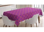 Abakuhaus Tovaglia Astratta, Spirali Circolari Vivaci, Stampa Personalizzata Con Colori Chiari Lavabile Impermeabile Non Sbiadisce, 140 X 200 Cm, Rosa Shocking Blu Reale
