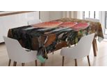 Abakuhaus Tovaglia Botanica, Funghi Su Fogliame, Stampa Con Colori Vivaci Che Non Sbiadiscono Lavabile Per Interni O Esterni, 140 X 240 Cm, Multicolore