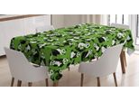 Abakuhaus Tovaglia Panda, Orsi Cinesi Giocosi Bambù, Resistente Allo Sporco Facile Da Pulire Lavabile Stampa Con Colori Chiari Senza Scolorimento, 140 X 240 Cm, Verde Felce Marrone Bianco