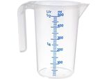 Aps 30061 Caraffa Dosatrice Aps Stackable, 0,5 Litri, Trasparente