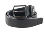 Vanzetti Pelle Cintura Leather Belt W100 Marine Blu Scuro
