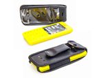 Caseroxx Custodia In Pelle Con Clip Da Cintura Compatibile Con Nokia 206 In Vera Pelle, Custodia Con Clip Da Cintura E Finestra Di Visualizzazione
