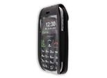 Caseroxx Custodia In Pelle Con Clip Da Cintura Compatibile Con Emporia Euphoria V50 / Active V50 4G In Vera Pelle, Custodia Con Clip Da Cintura E Finestra Di Visualizzazione