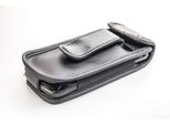 Caseroxx Custodia In Pelle Con Clip Da Cintura Compatibile Con Samsung Gt E-1050 In Vera Pelle, Custodia Con Clip Da Cintura E Finestra Di Visualizzazione