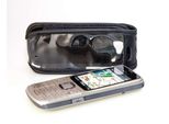 Caseroxx Custodia In Pelle Con Clip Da Cintura Compatibile Con Nokia 2710 In Vera Pelle, Custodia Con Clip Da Cintura E Finestra Di Visualizzazione