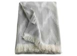 Tom Tailor Coperta Estiva Zigzag Grigio Chiaro 140 X 180 Cm