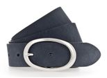 Vanzetti Pelle Cintura Classics 35Mm Full Leather Belt W90 Navy Blu Scuro