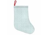 Abakuhaus Astratto Stivali Di Babbo Natale Da Appendere Calze Natalizie, Fiocchi Di Neve Circolari, Calza Natalizia Da Appendere, 25X35 Cm, Bianco Pallido Schiuma Di Mare