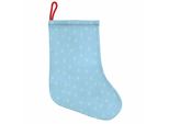 Abakuhaus Calze Natalizie Invernali Da Appendere, Morbide E Blu Con Motivo Neve, Calze Natalizie Da Appendere, 25X35 Cm, Blu Chiaro E Bianco