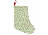 Abakuhaus Natale Stivali Di Babbo Natale Da Appendere Calze Di Natale, Coni Di Pino, Calza Di Natale Da Appendere, 25X35 Cm, Multicolore