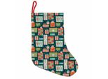 Abakuhaus Natale Stivali Di Babbo Natale Da Appendere Calze Natalizie, Scatole Colorate, Calze Natalizie Da Appendere, 25X35 Cm, Multicolore