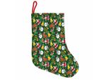 Abakuhaus Natale Stivali Di Babbo Natale Da Appendere Calze Di Natale, Vivid Joyous, Calza Di Natale Da Appendere, 25X35 Cm, Multicolore