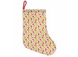 Abakuhaus Calze Natalizie Colorate Da Appendere, Design A Cerchi E Pois, Calze Natalizie Da Appendere, 25X35 Cm, Multicolore