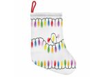 Abakuhaus Natale Stivali Di Babbo Natale Da Appendere Calze Natalizie, Colori Vivaci, Calza Natalizia Da Appendere, 35X50 Cm, Multicolore