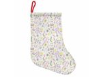 Abakuhaus Calze Natalizie Pastello Da Appendere, Ornamenti Natalizi, Calze Natalizie Da Appendere, 25X35 Cm, Bianco Verde