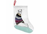 Abakuhaus Orso Stivali Di Babbo Natale Da Appendere Calze Natalizie, Maglione Hipster Natalizio, Calza Natalizia Da Appendere, 25X35 Cm, Multicolore