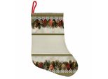 Abakuhaus Natale Stivali Di Babbo Natale Da Appendere Calze Natalizie, Decorazioni Vintage Naturali, Calze Natalizie Da Appendere, 35X50 Cm, Multicolore