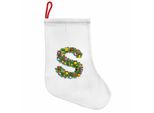 Abakuhaus Lettere Stivali Di Babbo Natale Da Appendere Calze Di Natale, Decorazioni Natalizie, Calze Di Natale Da Appendere, 25X35 Cm, Multicolore