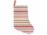 Abakuhaus Natale Stivali Di Babbo Natale Da Appendere Calze Natalizie, Vacanze Di Dicembre, Calza Natalizia Da Appendere, 35X50 Cm, Verde Felce Scuro Corallo