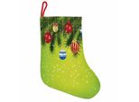 Abakuhaus Natale Stivali Di Babbo Natale Da Appendere Calze Natalizie, Decorazioni Da Appendere, Calze Natalizie Da Appendere, 35X50 Cm, Multicolore