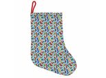 Abakuhaus Stivali Di Babbo Natale Invernali Da Appendere Calze Natalizie, Stivali Colorati Da Donna, Calza Natalizia Da Appendere, 25X35 Cm, Multicolore