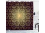 Abakuhaus Tenda Da Doccia Fleur De Lis, Immagine Del Fiore Reale, Con Set Di 12 Anelli Impermeabile Elegante Moderna Colori Resistenti E Antimuffa, 175 X 180 Cm, Marrone