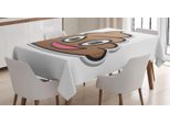 Abakuhaus Tovaglia Con Emoticon Cacca, Faccina Sorridente Che Fa La Cacca, Adatta Per Interni Ed Esterni, Lavabile, Stampa Chiara, Non Sbiadisce, 140 X 170 Cm, Caramello Grigio Scuro