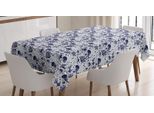 Abakuhaus Tovaglia Acquatica, Animali Marini Sottomarini, Adatta Per Interni Ed Esterni Lavabile Stampa Chiara Nessuno Sbiadimento, 140 X 170 Cm, Blu Pallido Indaco