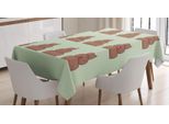 Abakuhaus Tovaglia Con Emoticon Cacca, Emozioni, Adatta Per Interni Ed Esterni Lavabile Stampa Chiara Nessuno Scolorimento, 140 X 170 Cm, Cioccolato Verde