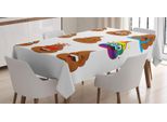 Abakuhaus Tovaglia Con Emoticon Cacca, Disegni Animati Di Feci, Adatta Per Interni Ed Esterni, Lavabile, Stampa Chiara, Non Sbiadisce, 140 X 170 Cm, Pale Caramel Multicolor