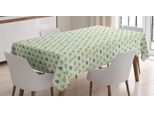 Abakuhaus Tovaglia Berge, Doodle Hill Berg, Adatta Per Interni Ed Esterni Lavabile Stampa Chiara Nessuno Scolorimento, 140 X 170 Cm, Crema Seafoam Ceil Blu