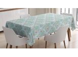 Abakuhaus Tovaglia A Fiori, Fiori Che Sbocciano, Adatta Per Interni Ed Esterni Lavabile Stampa Chiara Nessuno Scolorimento, 140 X 170 Cm, Azzurro E Multicolore