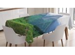 Abakuhaus Tovaglia Parco Nazionale Dei Ghiacciai, Paesaggio Estivo Con Erba, Personalizzata, Colori Resistenti, Lavabile, Adatta Per Esterni, Colori Chiari, 140 X 170 Cm, Multicolore