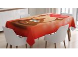 Abakuhaus Tovaglia Con Emoticon Cacca, Amore Stravagante, Adatta Per Interni Ed Esterni, Lavabile, Stampa Chiara, Non Sbiadisce, 140 X 170 Cm, Marrone Vermiglio